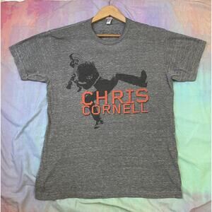 Vintage 2009 Chris Cornell Single Stitch T Shirt Sz L Grunge Concert Solo Tour